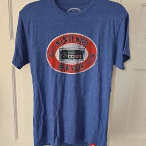Nintendo New York Retro Blue Tee